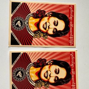 OBEY - large stickers. See photos.